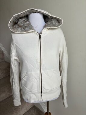 Aqua Fur Lined Hoodie Jacket(14)